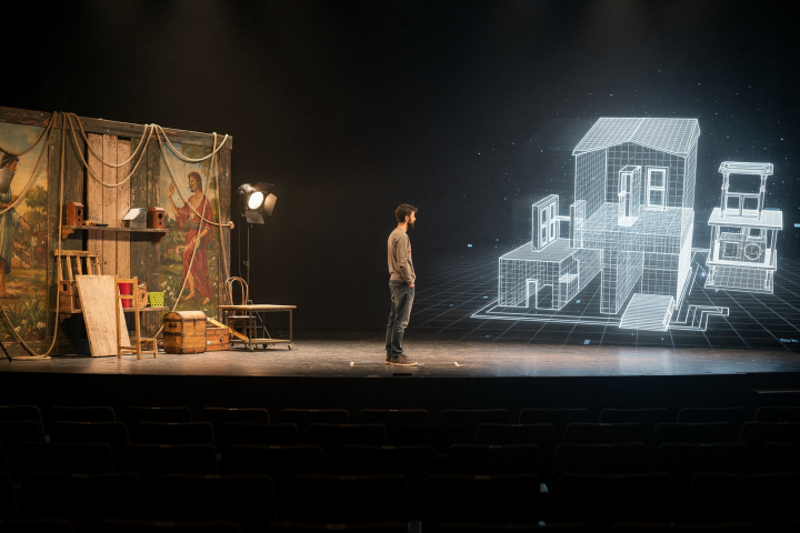 De la escenografía teatral a los mundos virtuales