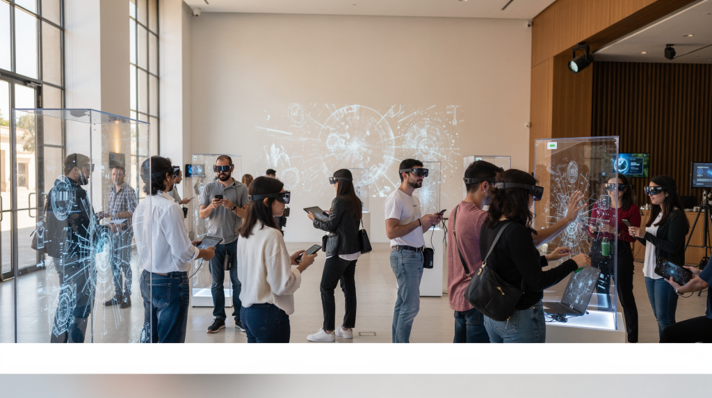 Eventos híbridos que combinan arte, tecnología y participación