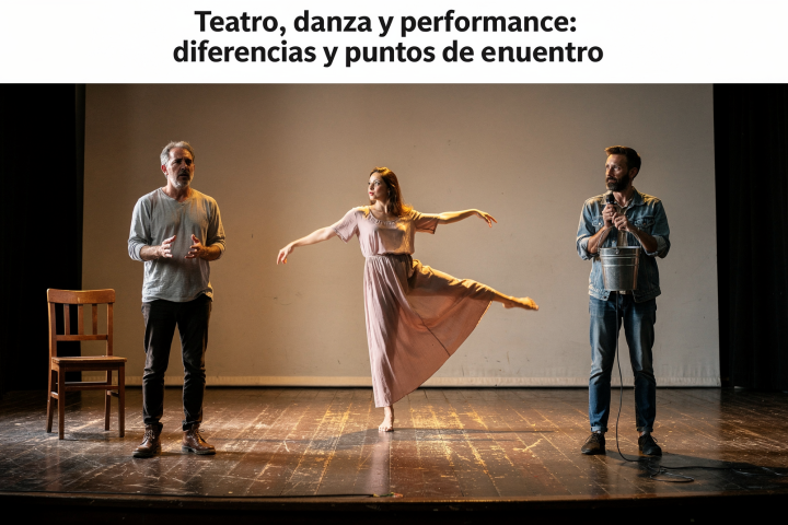 Teatro, danza y performance: diferencias y puntos de encuentro